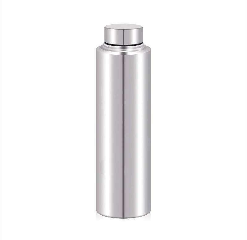 ProKart Premium Silver Stainless Steel 1 litre Water Bottle, 100 g-1.webp